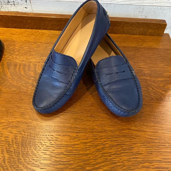 Blue M. Gemi Pastoso Driving Mocs Loafers Navy 40 fits 8.5 Perfectly!  Classic! - Picture 3 of 12